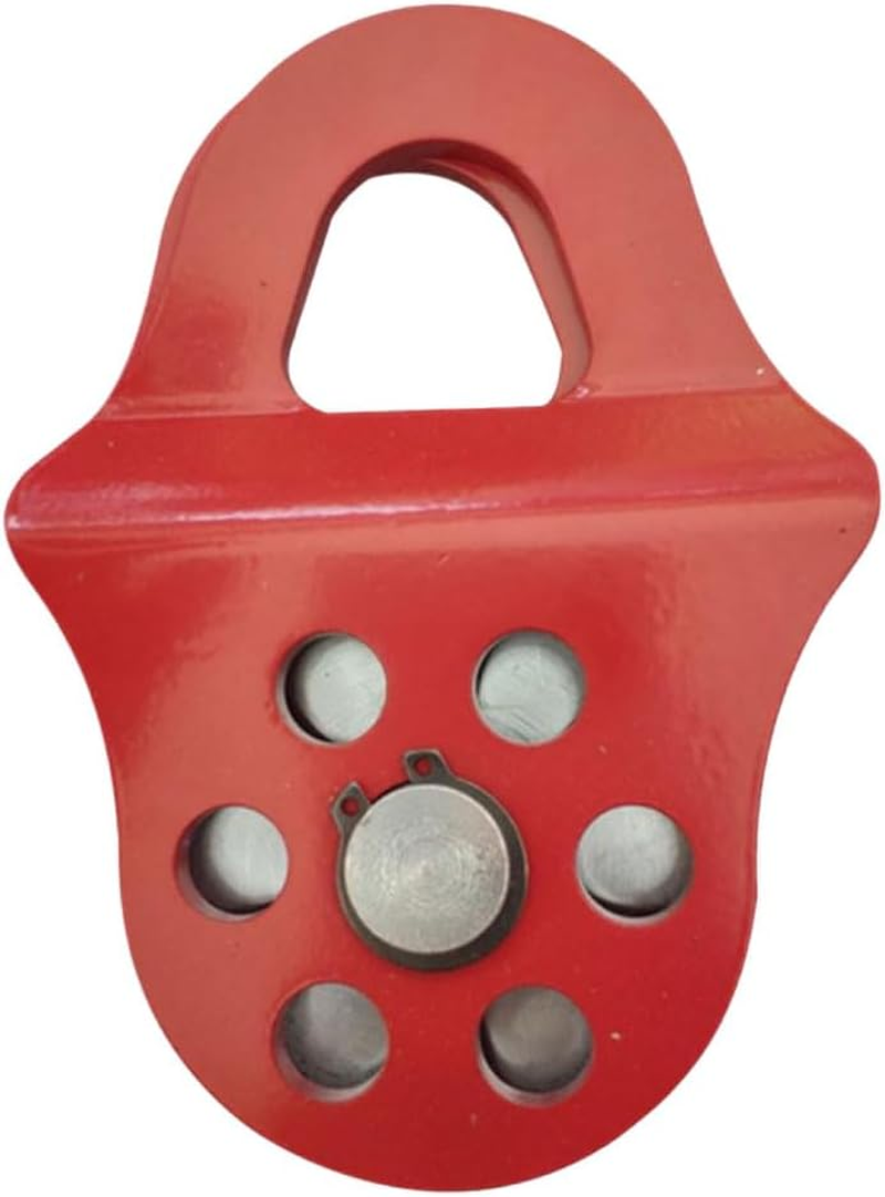 AIMALL Heavy Duty Winch Pulley Block &ndash; 6 Ton 13,000Lbs Snatch Block Tow Hook Accessory for Off-Road Recovery, Synthetic & Steel Cable Compatible, Steel Construction