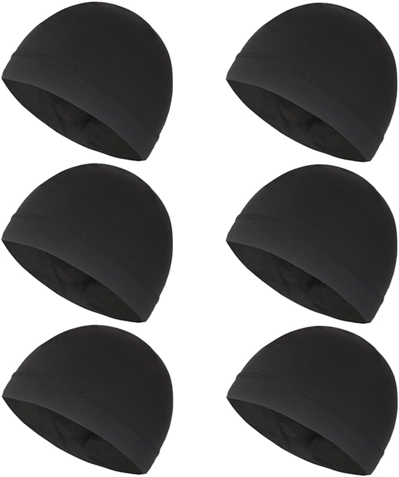 Skull Cap Helmet Liner Cycling Cooling Running Beanie Hat Sweat Wicking Skullcap Caps Fits under Motorcycle Helmets for Men image number 1