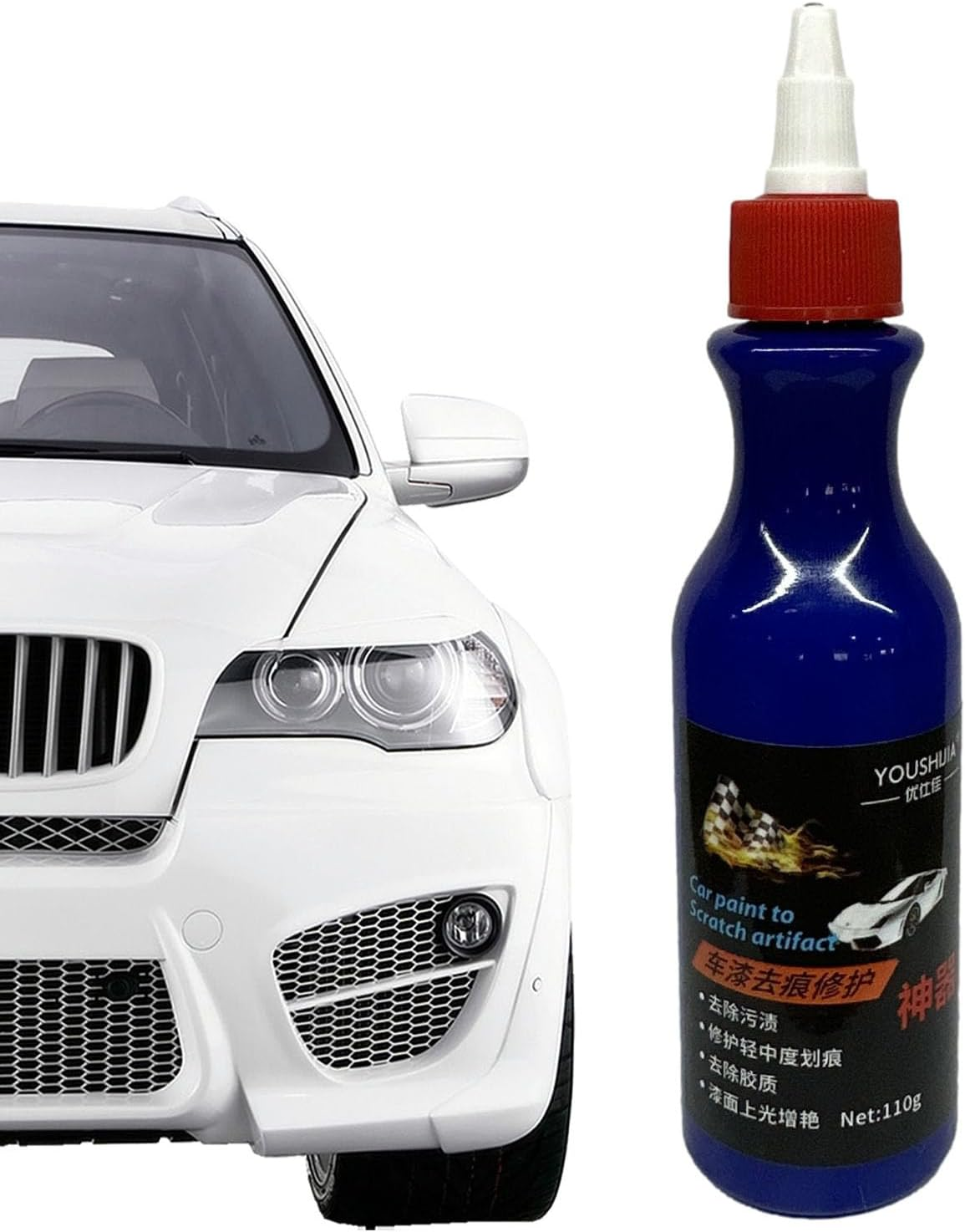 Auto Scratch Repair Fluid | Car Paint Scratch Remover Liquid | Auto Scratch Fix Quick Repair Automotive | Car Care Minor Metal Paint for Scratches Remover image number 5