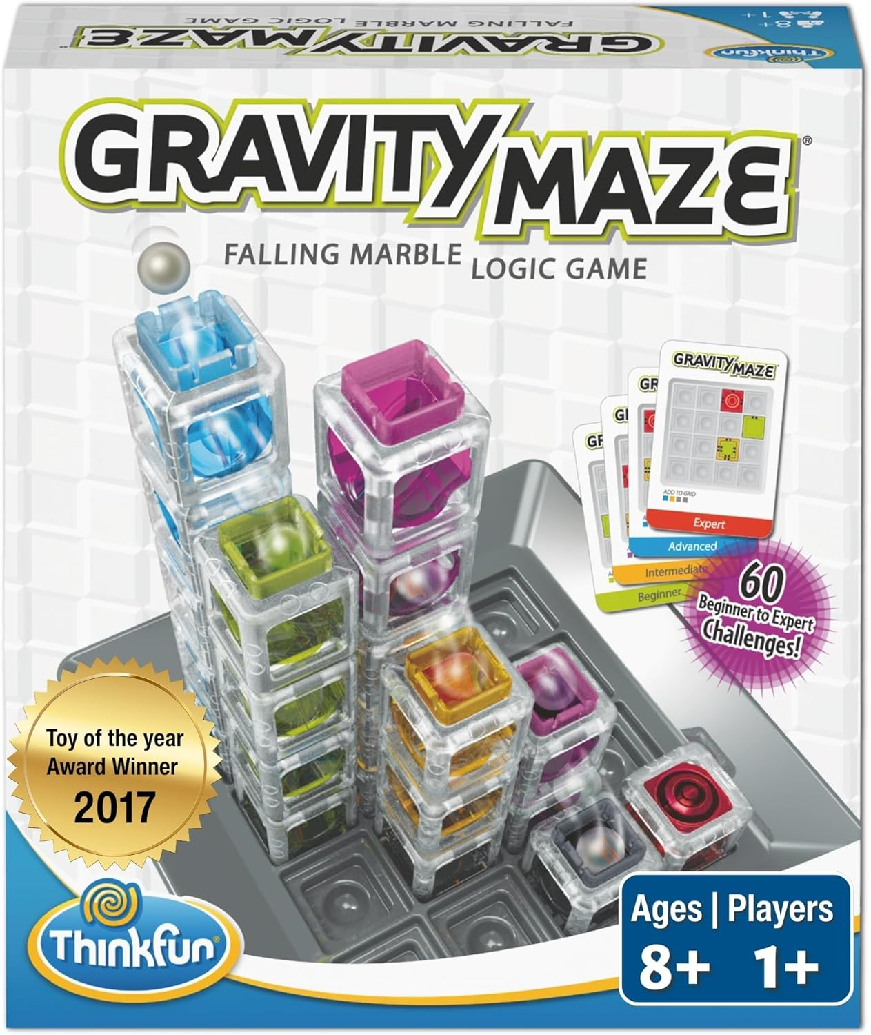 Thinkfun Gravity Maze Logic Game &ndash; STEM Puzzle & Brain Teaser for Kids & Adults Age 8+ image number 1