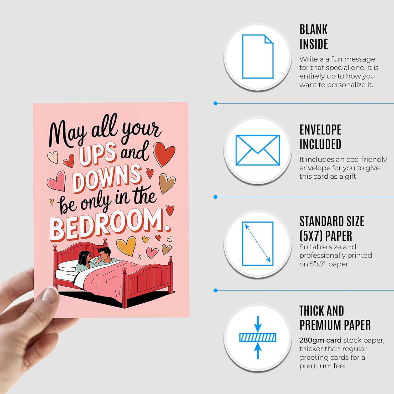 Funny Wedding Card for Bride and Groom - Bridal Shower Card for Her Bachelorette Party Ideas - Funny Engagement Card for Couples - Happy Engagement Card for Best Friend, Sister Marriage