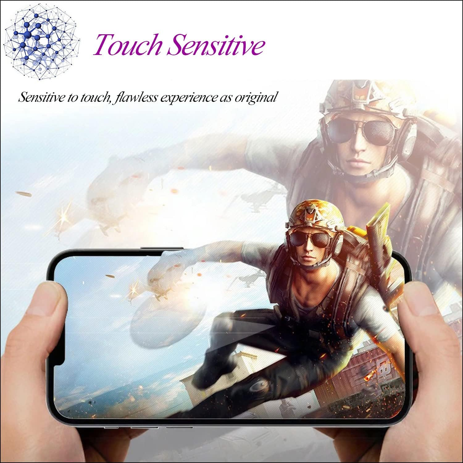 Hxeyraal (3 Pack) Designed for Oppo Reno 8T Tempered Glass Screen Protector, 0.33 Mm, Anti-Scratch, Bubble-Free for Oppo Reno 8T Screen Protector HD image number 2