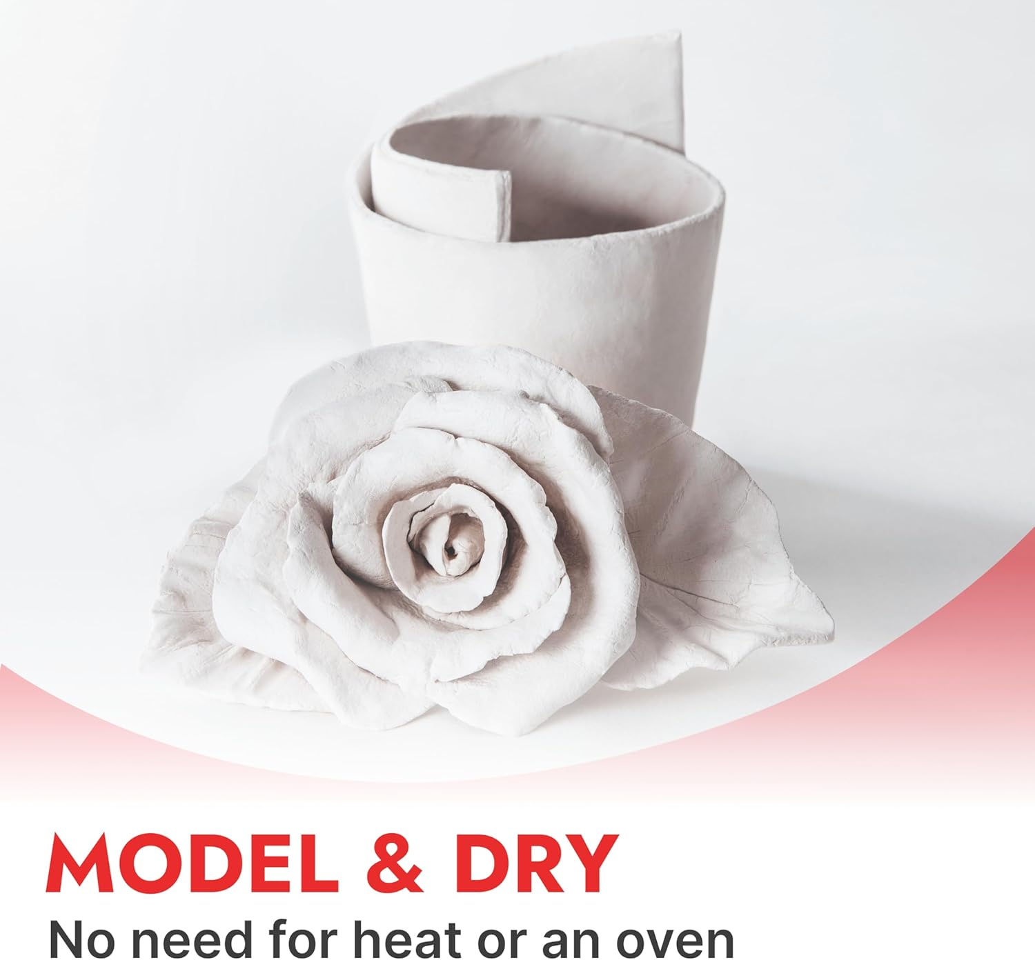 DAS Modelling Clay, White, 1 Kg