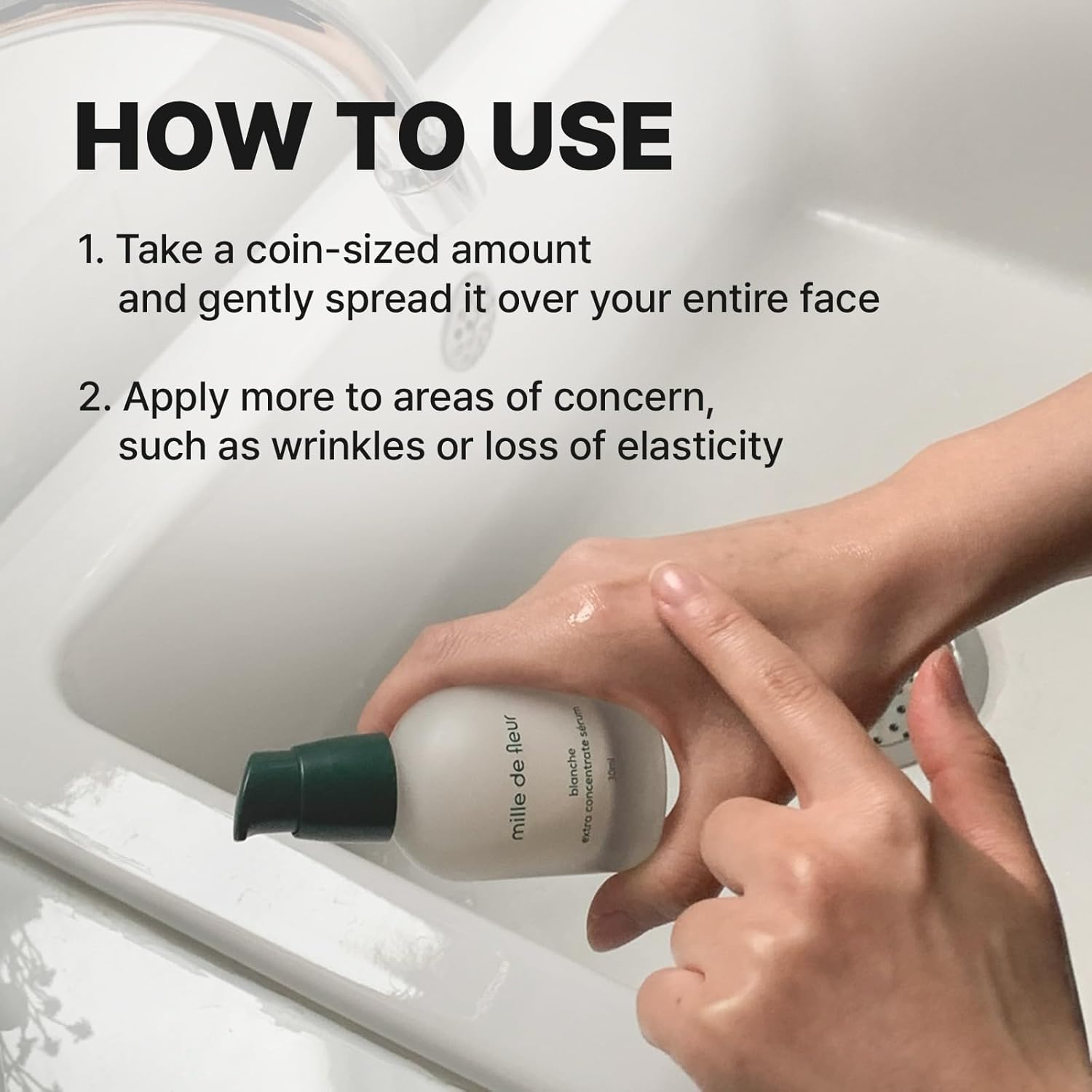 Blanche Extra Concentrate Serum 30Ml, Korean Vegan Skincare, Anti-Aging, Wrinkle Care, Retinol Alternative Bakuchiol, White Truffle image number 4