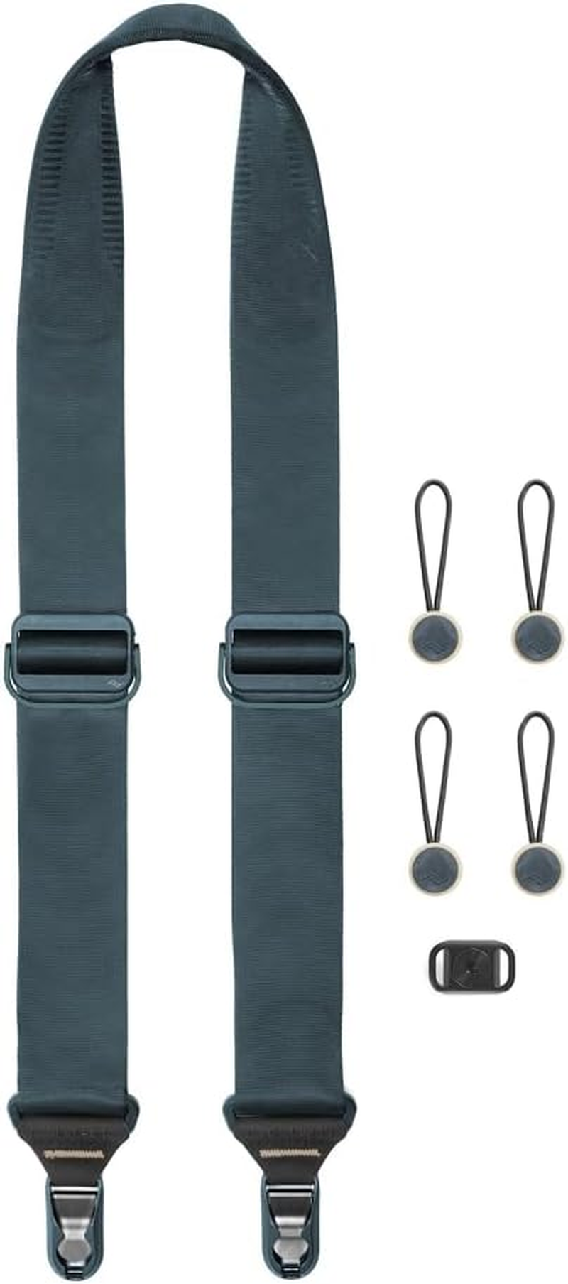 Peak Design Slide Camera Strap Ocean Configurable as Sling, Neck or Shoulder Strap, Quick Release and Connection, Smooth and Grippy Side, Camera Straps for Photographers, 200 Lbs Capacity