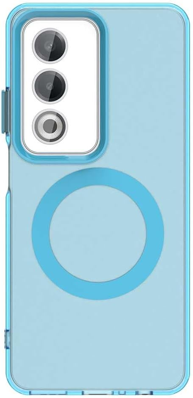 Compatible with Motorola Moto G35 5G Drop Protection Magnetic Charging Phone Case Cover Blue