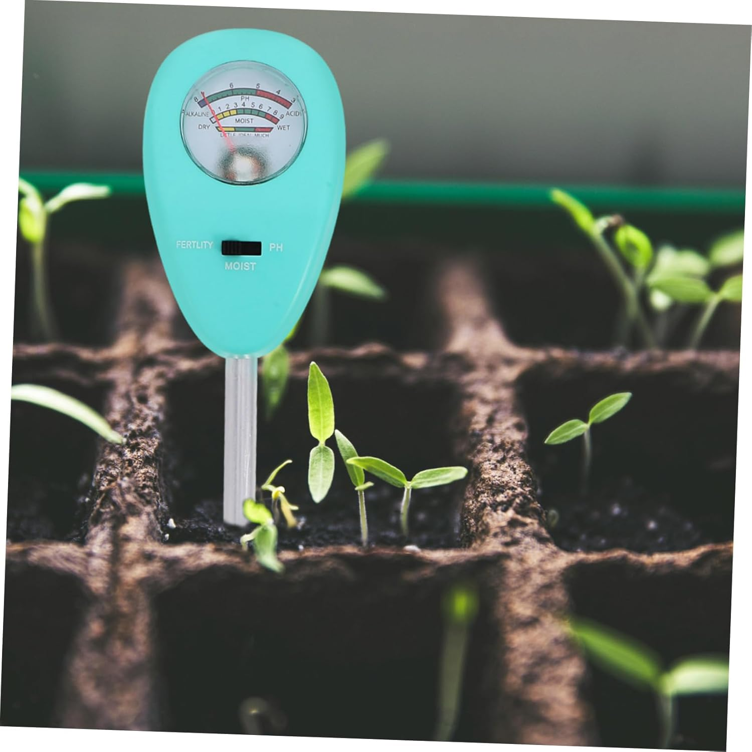 MERRYHAPY Garden Soil Tester Multi-Functional Plant Soil Ph Moisture Moist and Ph Easy to Use for Gardening image number 3