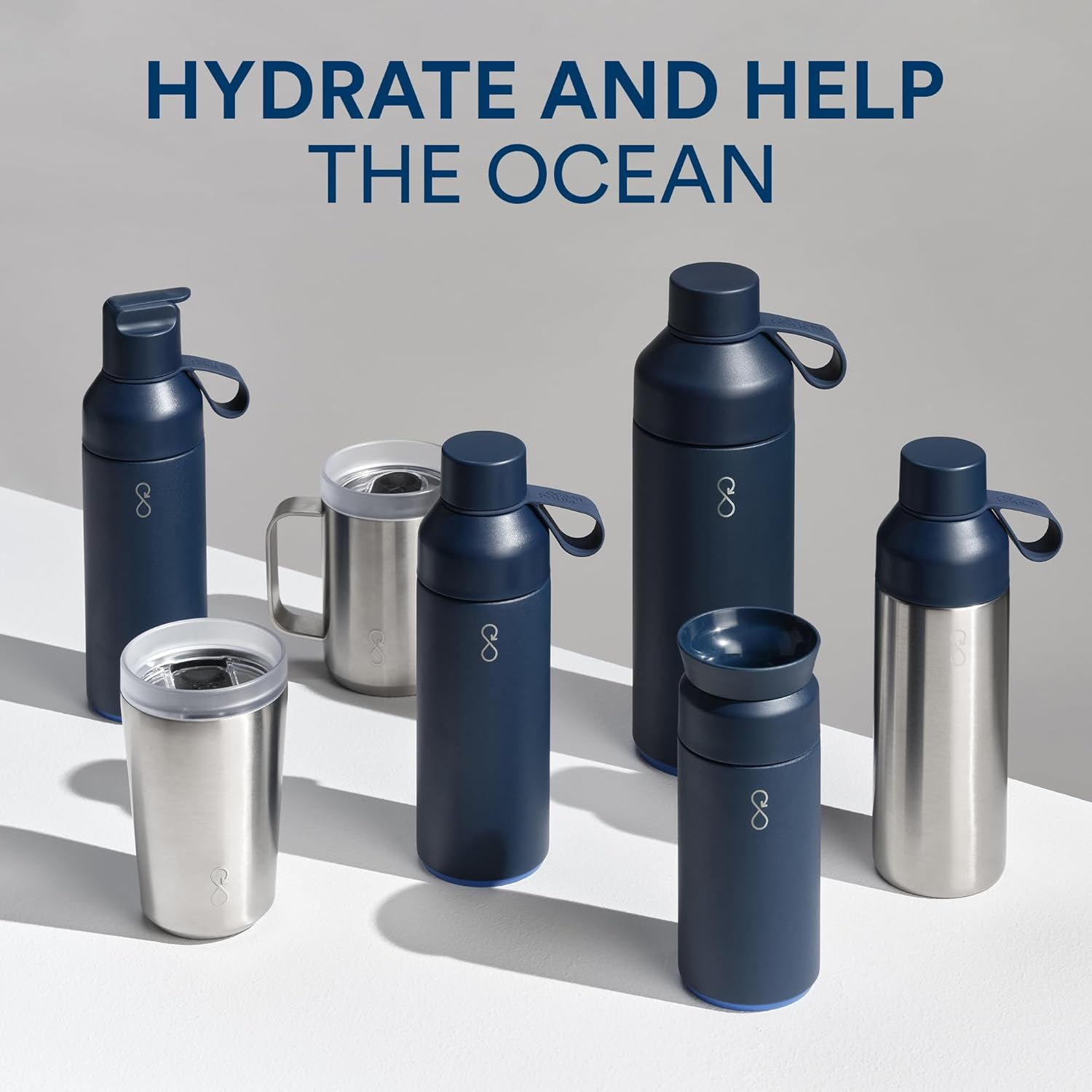 Ocean Bottle Original 750Ml | Stainless Steel Water Bottle | Reusable & Sustainable | Keeps Drinks Cold & Hot | Eco Friendly Gift (Sand Stone) image number 2