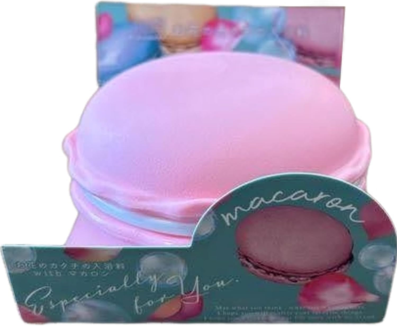 Q-FLA 815270 Soapflower Bath Solution, Macaron Bath Fragrance, Peach Pink, Gift image number 1