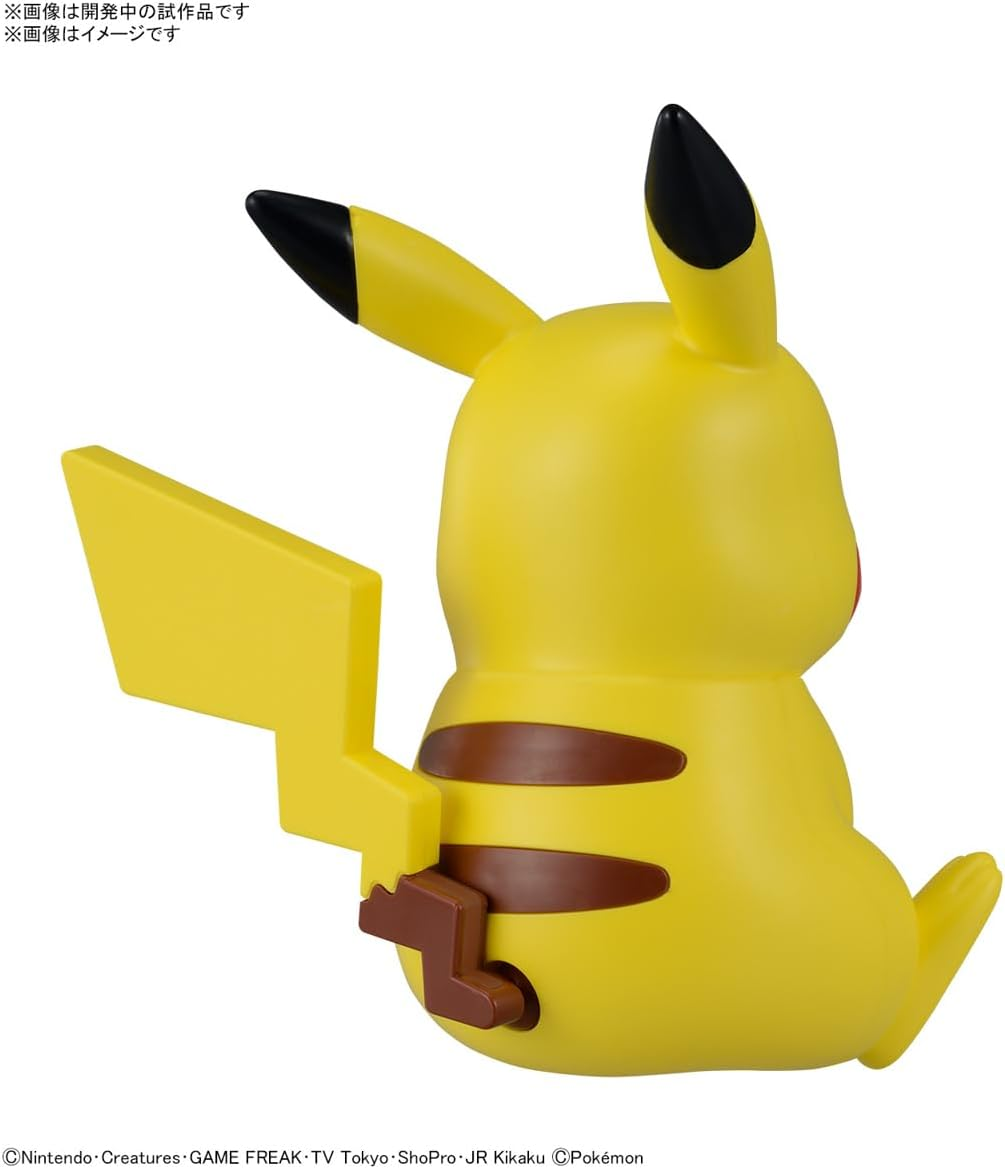 Bandai Hobby Pokemon Model Kit Quick!! 16 Pikachu(Sitting Pose) image number 4