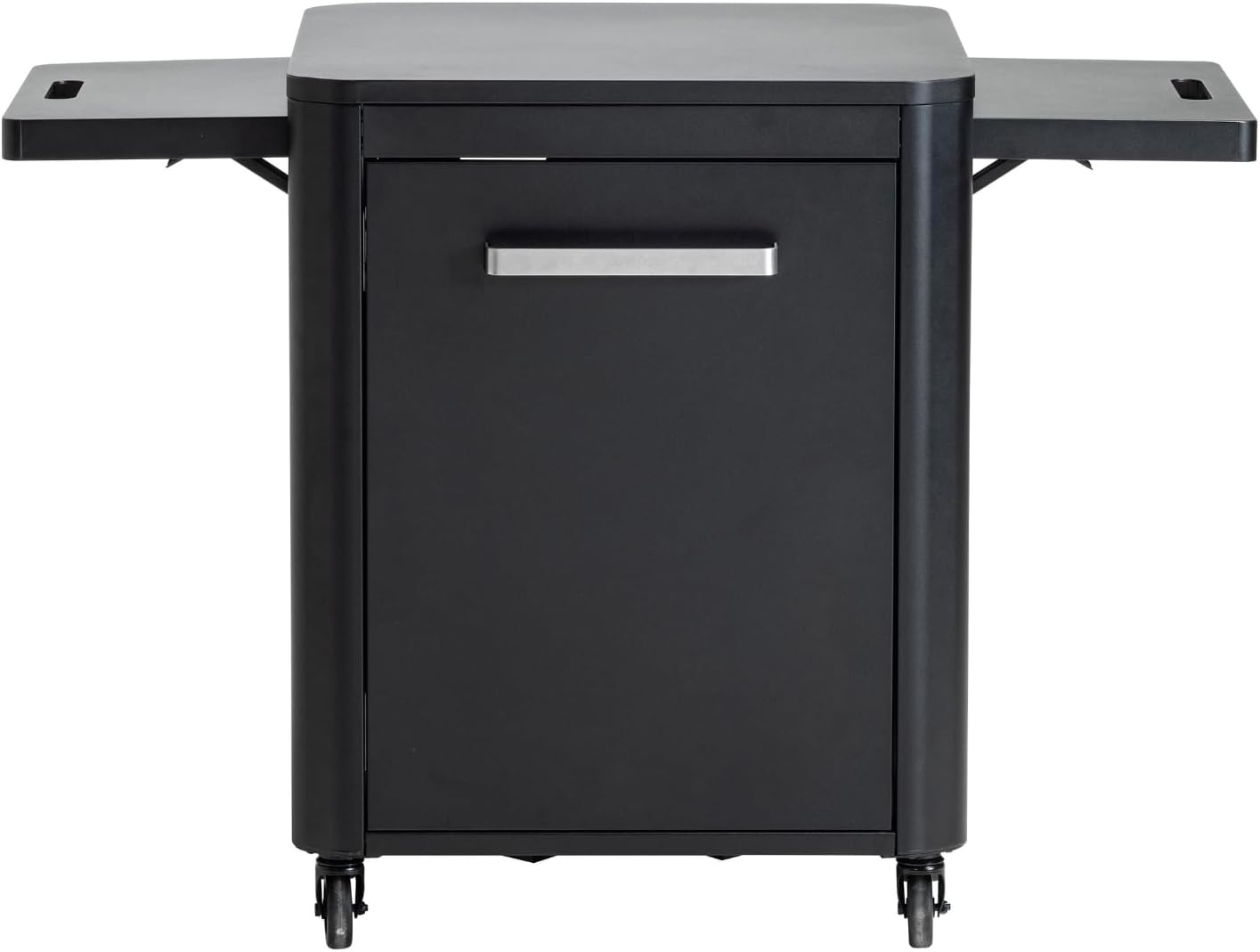 COZZE Kitchen Cart &ndash; Rolling Kitchen Island with Storage, Foldable Side Tables, Gas Bottle Holder &ndash; Rolling Storage Cart & Kitchen Island on Wheels image number 3