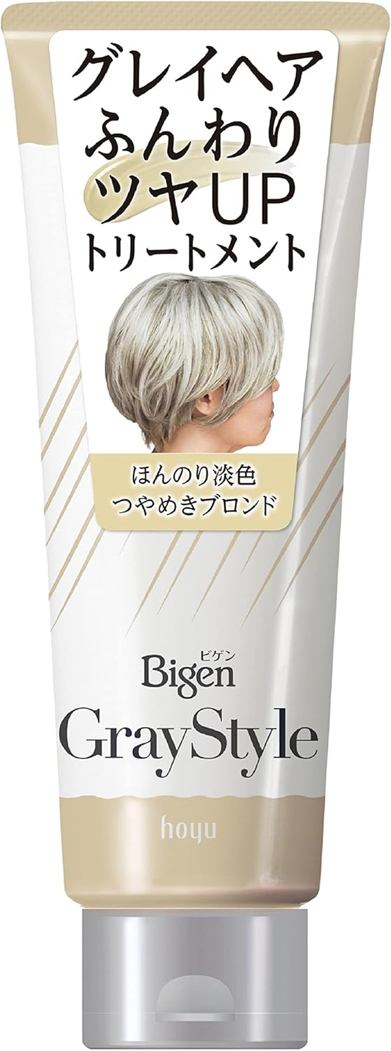 Bigen Graystyle Gray Care Treatment, Glossy Silver, 7.1 Oz (200 G)