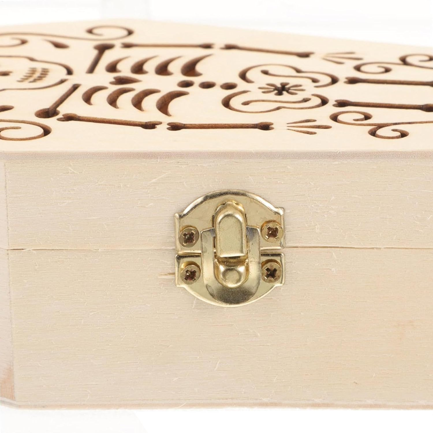 Wooden Dog Urns for Ashes | Engraved Dog Memorial Urn - Coffin Shape Storage Case, Commemorative Pet Burial Accessories for Farewell Ceremony image number 4