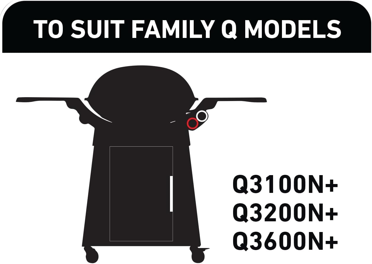 Weber Family Q Starter Pack - Pizza Stone Frying Pan Roasting - Suits Gen 3 Bbqs