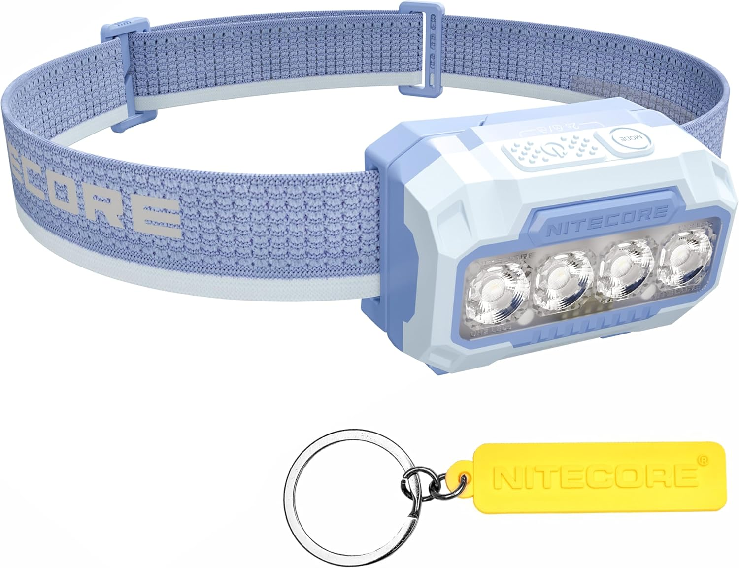 Nitecore HA23 UHE 600 Lumen MCT Outdoor Headlamp Multiple Color Temperatures Lightweight AAA Headlight Tag (Black)