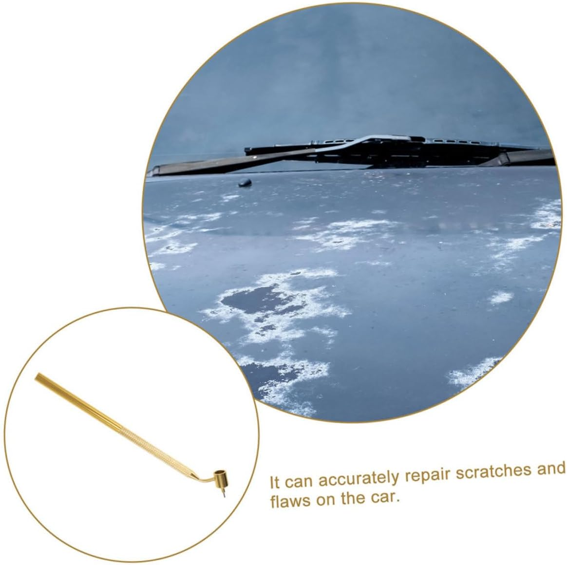 Mobestech 2Pcs Paint Applicator Pens for Car Scratch Repair Fluid Writer for Rock Chips Precision Detailing Tool Tip for Easy Access to Narrow Areas image number 4