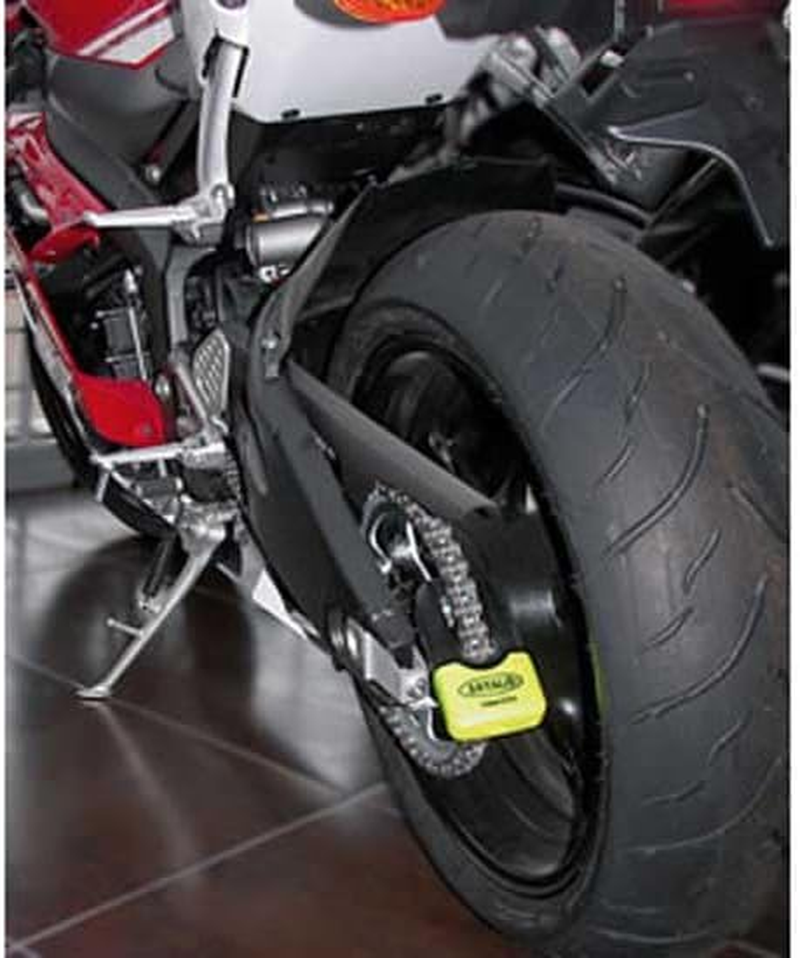 Artago 69X State-Of-The-Art Motorcycle Disc Lock plus Deterrent, SRA, Sold Secure & ART4 Approved, Bunker Selection, Maximum Resistance Tested MONOBLOK Forged Steel Body, anti Theft Wheel Brake Lock