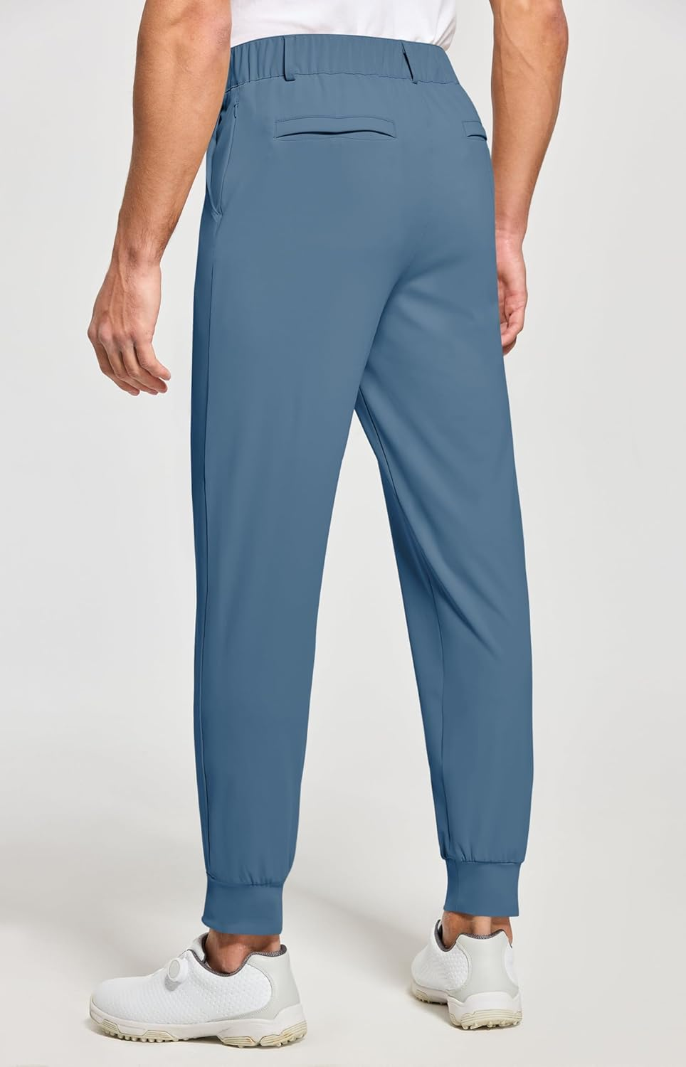 WILLIT Men'S Golf Joggers Pants Stretch Slim Fit Work Dress Pants Quick Dry Athletic Pants with Pockets image number 4