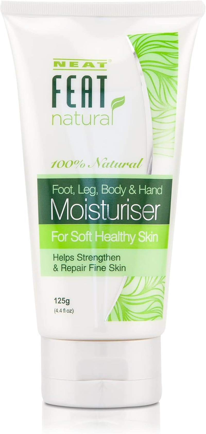 Neat Feat Foot, Leg and Body Natural Moisturizer 125 G, 125 G Pack of 1