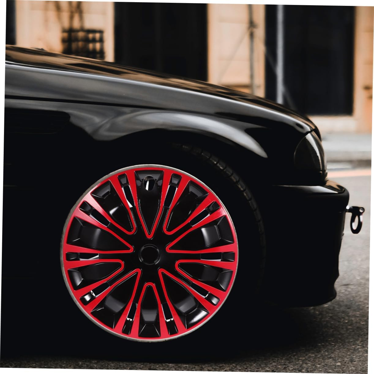 SEWOART 2Pcs Automotive Wheel Hub Covers Fitment Hubcap Decorations for Cars Trucks Easy DIY Installation image number 3