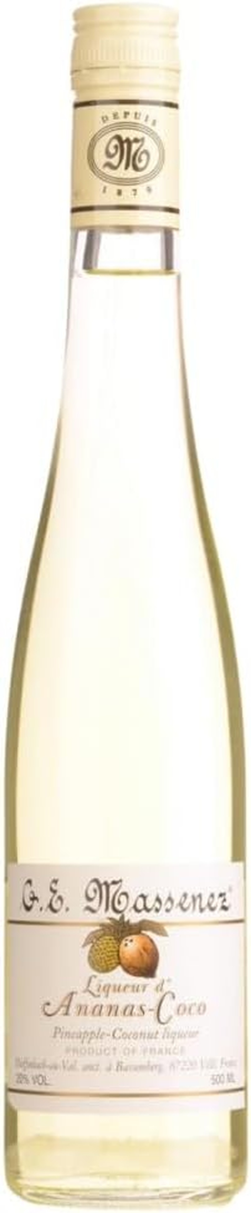 Massenez Pineapple Coconut (Ananas-Coco) Liqueur 500 Ml
