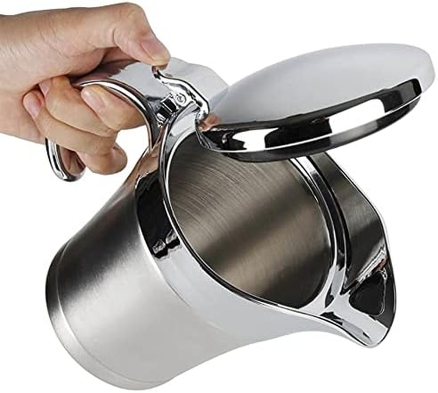 750Ml Gravy Boat Stainless Steel Body &ndash; Double Insulated Jug Ideal for Gravy, Custard & Cream image number 2