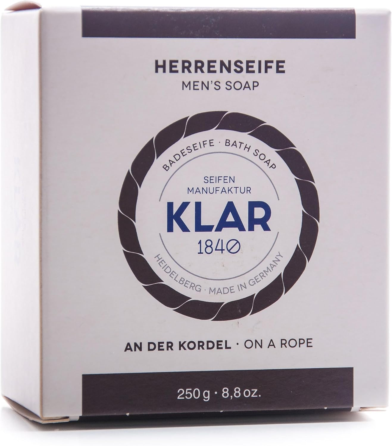 Klar'S Men Bath Soap, with Cord, 250G image number 2