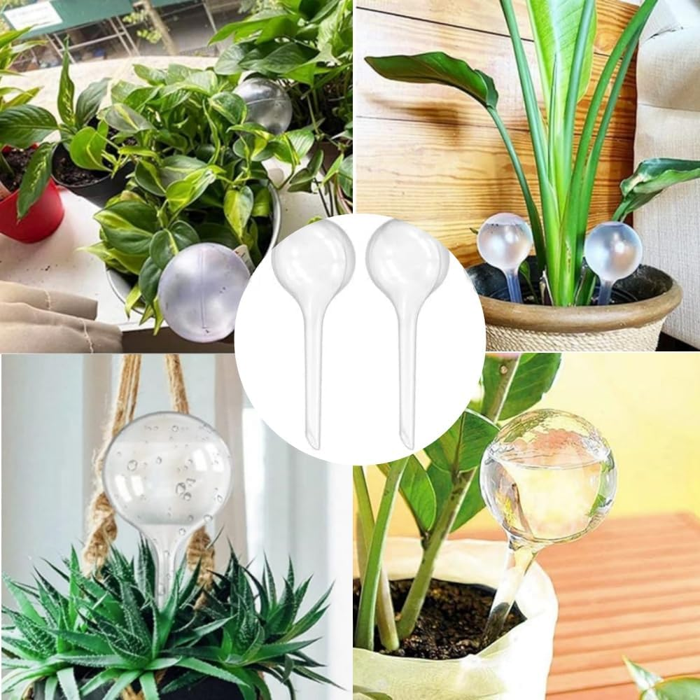 12 Pcs Plant Watering Bulbs, Self-Watering Globes, Garden Water Device Watering Bulbs, Automatic Watering Globes for Plant, Transparent Plant Waterer for Plant Indoor Outdoor image number 1