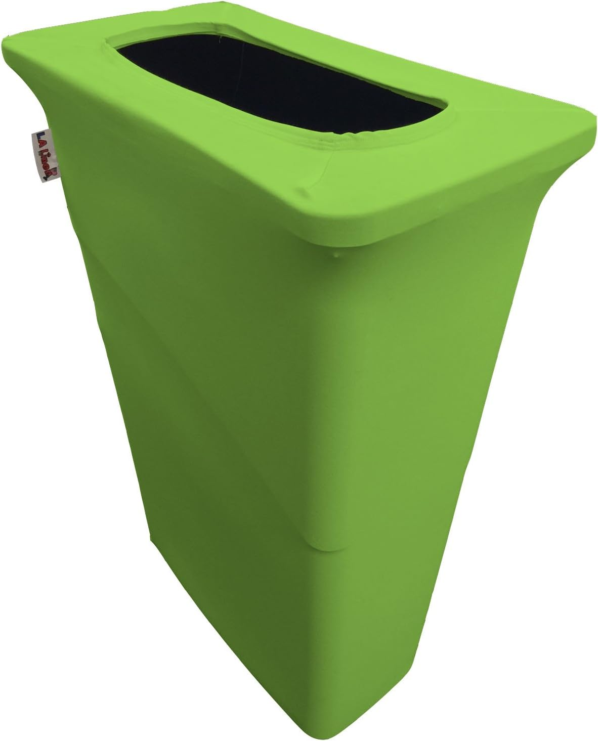 LA Linen Stretch Spandex Trash Can Cover for Slim Jim 23-Gallon, Royal Blue
