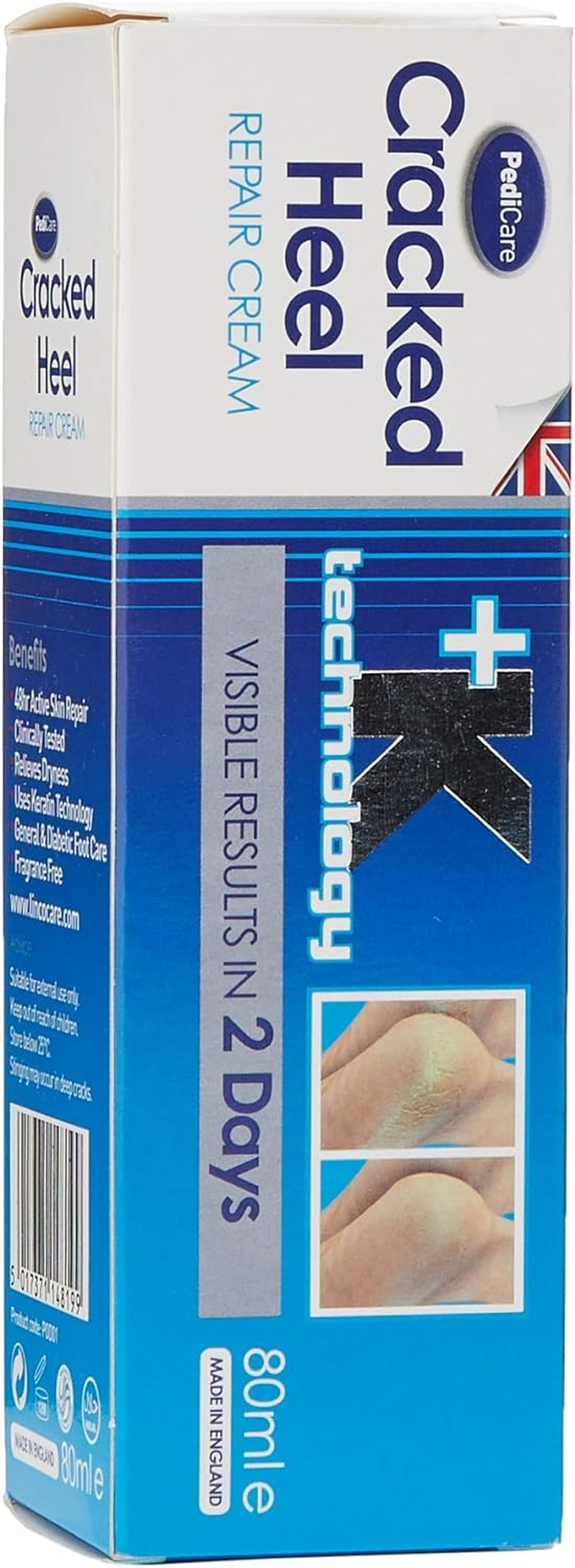 Silkia PEDICARE Cracked Heel Repair Cream | 48Hr Active Skin Repair | Clinically Tested | 80 Ml