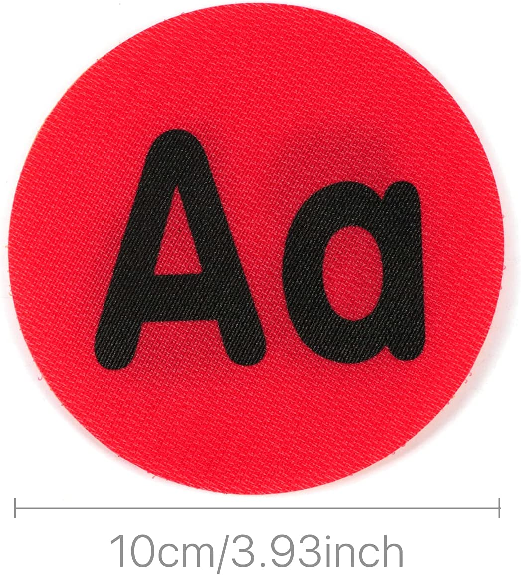 VANANA 26 Pieces English Alphabet Letter Carpet Sticker Sit Magic round Shape Marker Circles Dot for Preschool Kindergarten Game Classroom image number 6