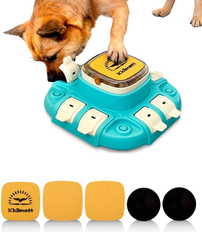 Dog Slow Feeder Interactive Toy, Dog Food Puzzle Toy for Entertainment 2 Levels, Dog Treat Puzzle Food Dispenser for All Breeds Smart Dog, Dog Enrichment Toys for Brain Training image number 5