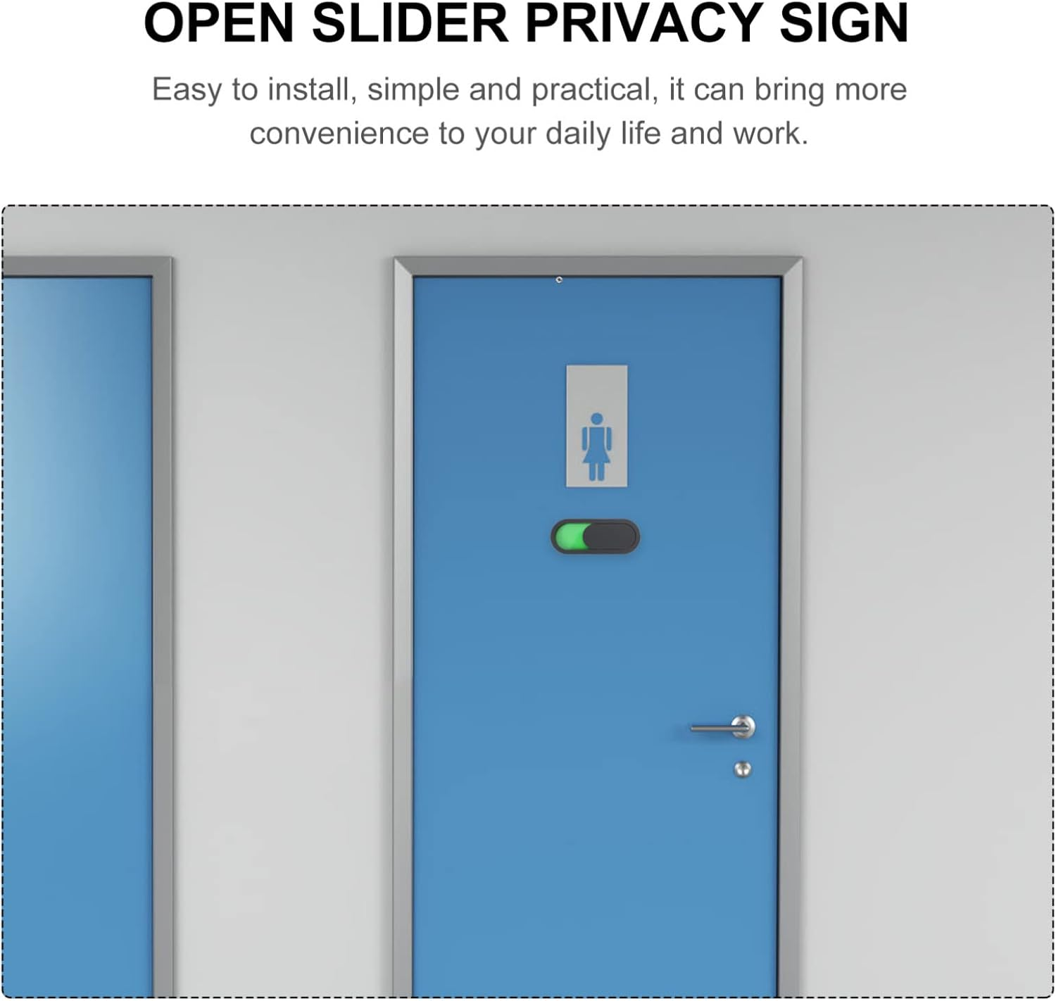 Mipcase Privacy Sign- Vacant Occupied Door Sign for Home Office Restroom Conference Hotels Hospital, Slider Door Indicator Tells Whether Room Vacant or Occupied image number 3