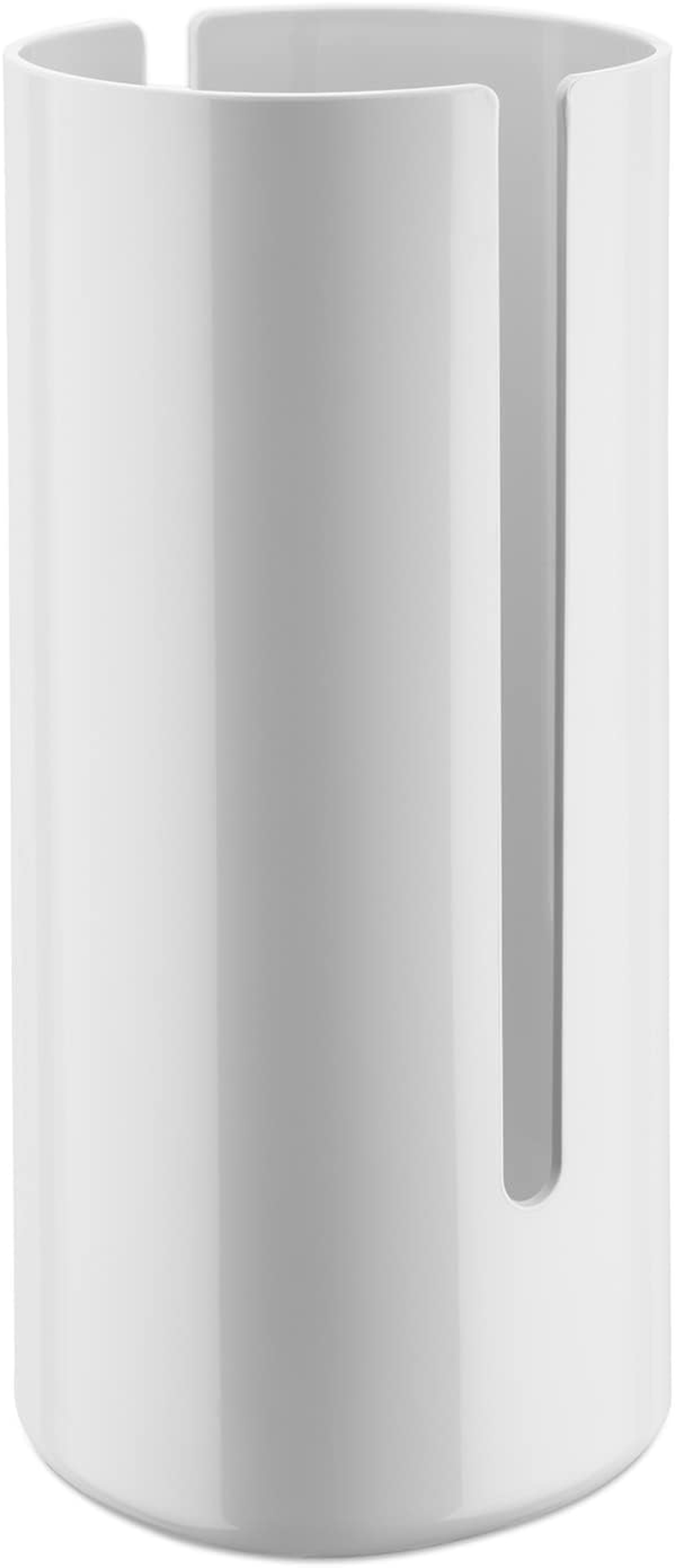 Alessi Birillo Toilet Paper Roll Container, White - PL18 W image number 4