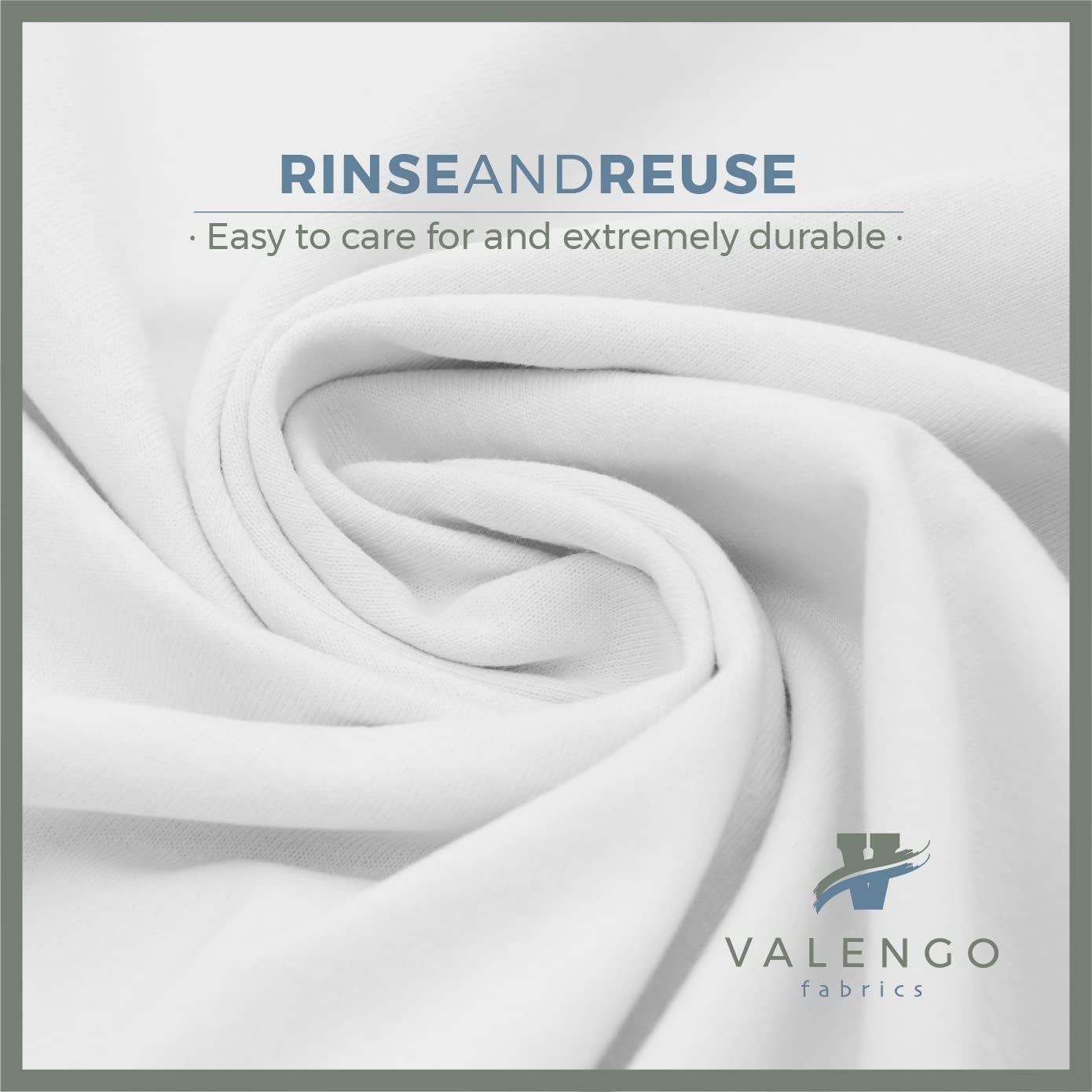 VALENGO New Lint Free Cotton Cloth, Soft Tshirt Rags, Lint Free for Staining Wood, Cast Iron, Cleaning, Dusting, Polishing, Painting Art - Pack of 7 (17&rdquo;X17&rdquo;) image number 1