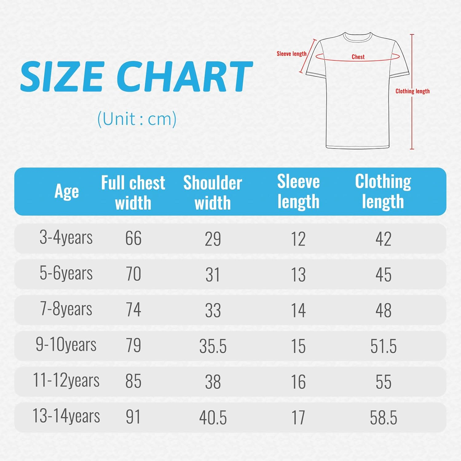 Kids Cotton Crewneck T-Shirt Plain Lightweight Children'S Boys Girls Breathable Short Sleeve Tee Tops Classic Casual Unisex Shirts image number 7