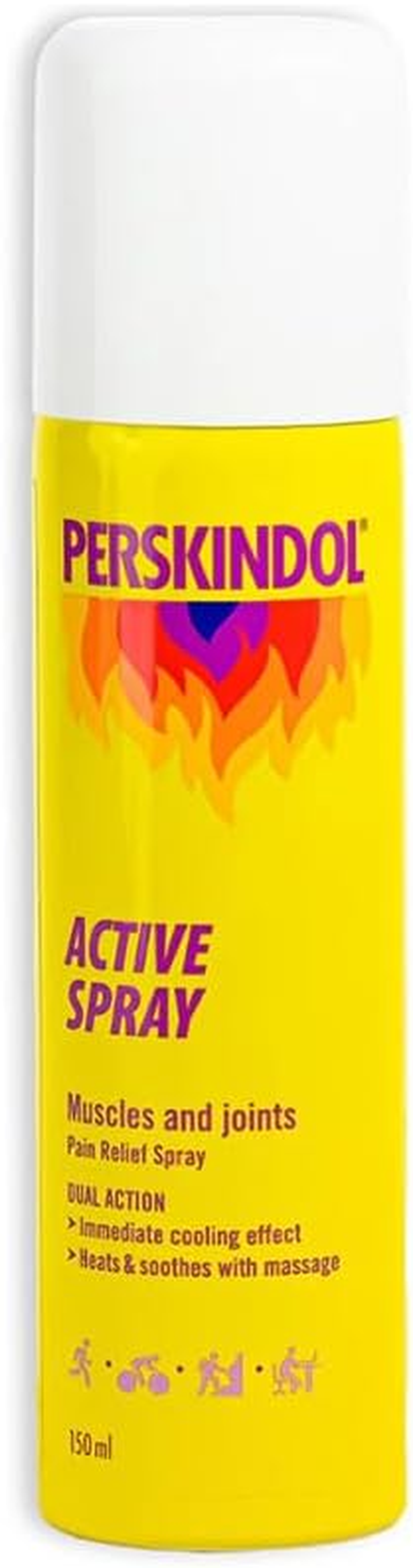 Perskindol Active Pain Relief Spray, 150 Ml &ndash; Dual-Action Cooling & Heating Formula for Muscle & Joint Relief &ndash; No-Touch Application for Strains, Bruises & Injuries image number 2