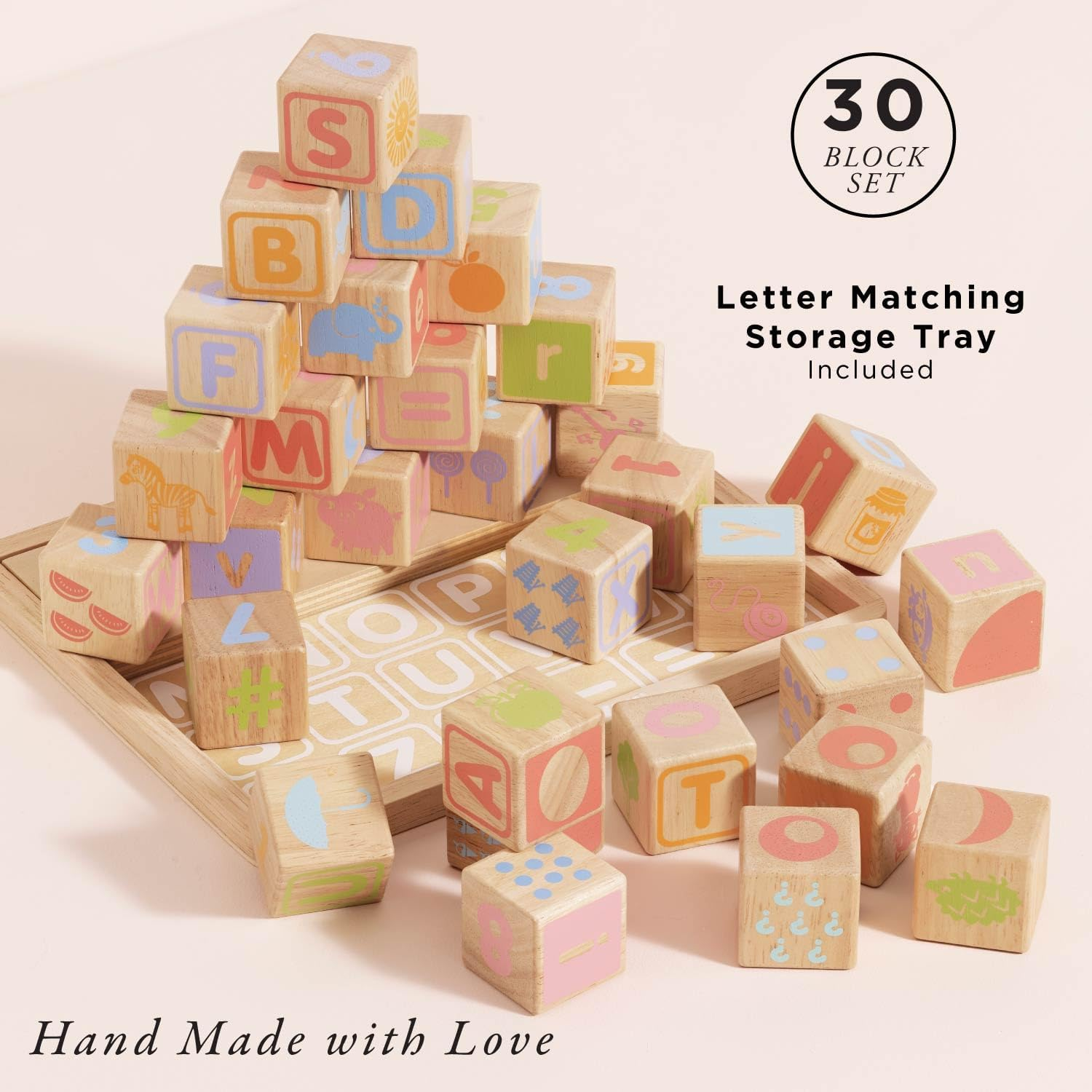 Le Toy Van: Petilou - ABC Wooden Blocks image number 4