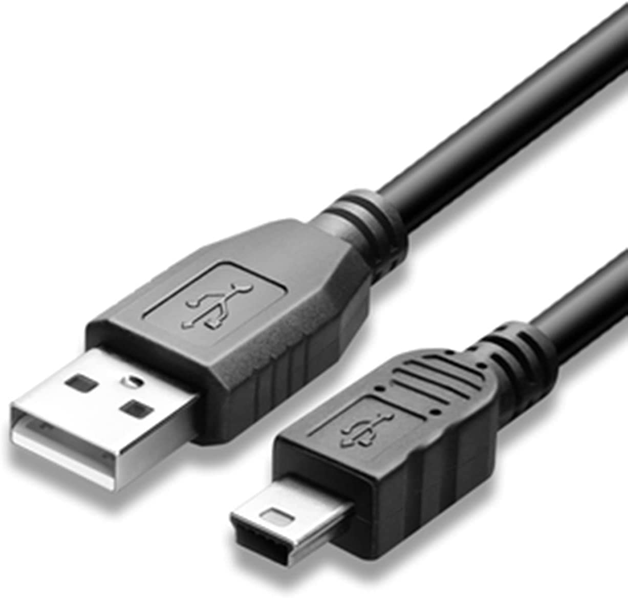 Adhiper USB Cable UC-E4 Data Compatible with Nikon D300 D3100 D3100S D3X D40 D40X D50 D60 D70 D100 D700 D40X D300S SLR Digital Camera USB 2.0 High Speed Cable (1M / Black) image number 1