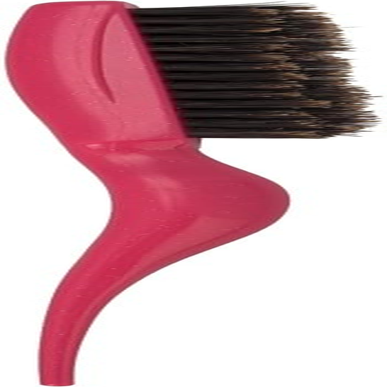 Euvoym 1 Piece Hot Pink Hair Teasing Brush Boar Bristle Hair Brush for Volume Hair Scalp Massage (Pink)