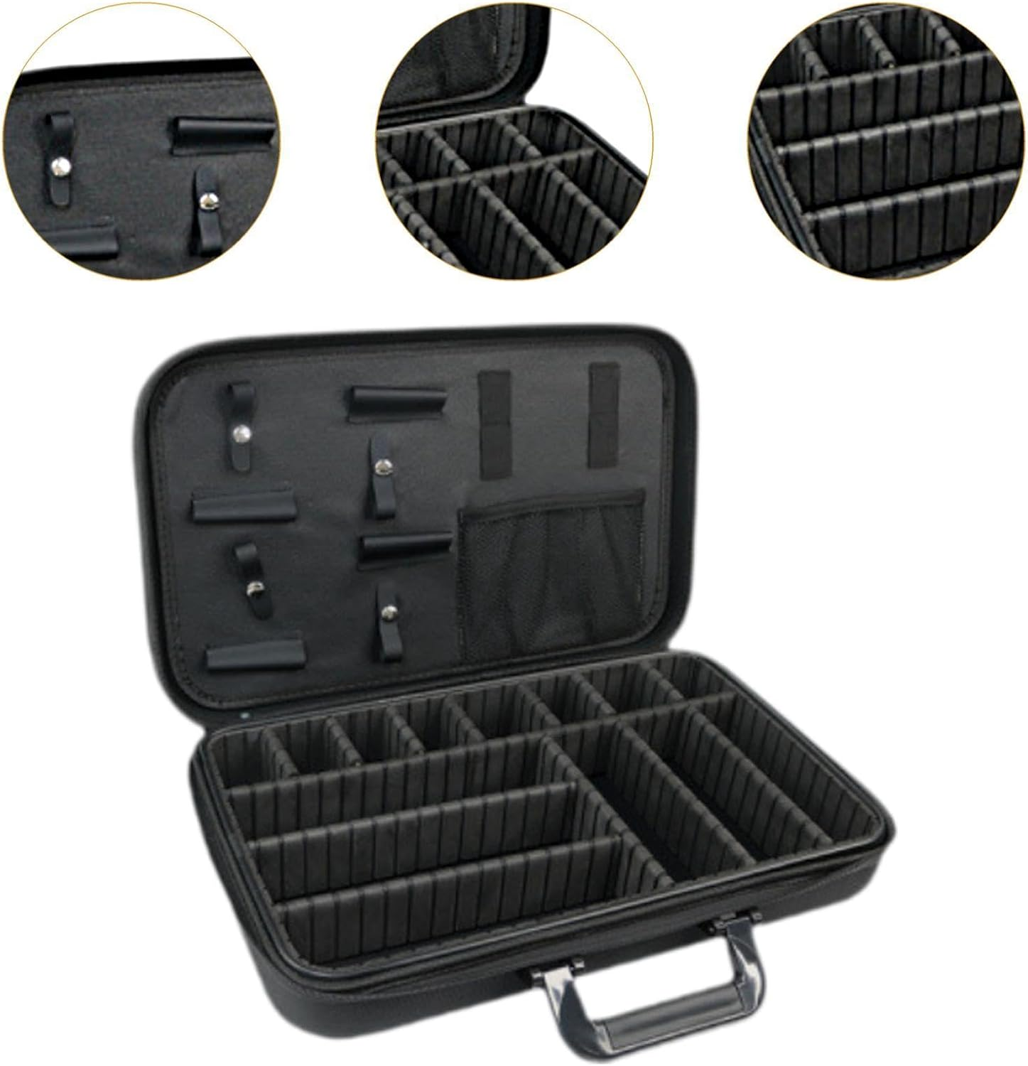 Eigell Hairdresser Bag Hairstylist Traveling Bag Hair Case Organizer Barber Tools Storage Bag Large Capacity Barber Case