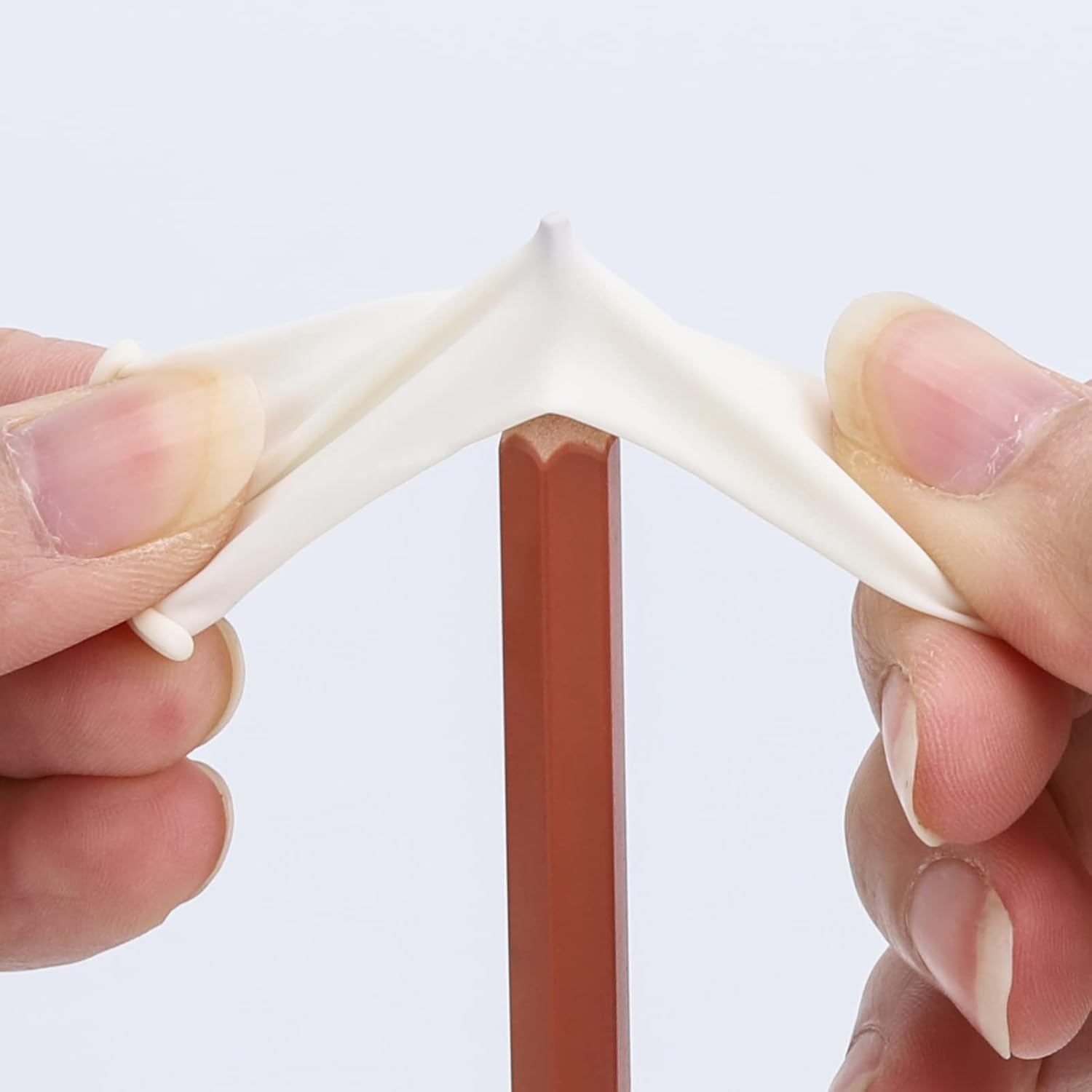 400 Count Latex Finger Cots Large Fingertip Gloves Disposable Finger Rubber Tips Protector Anti-Static image number 2