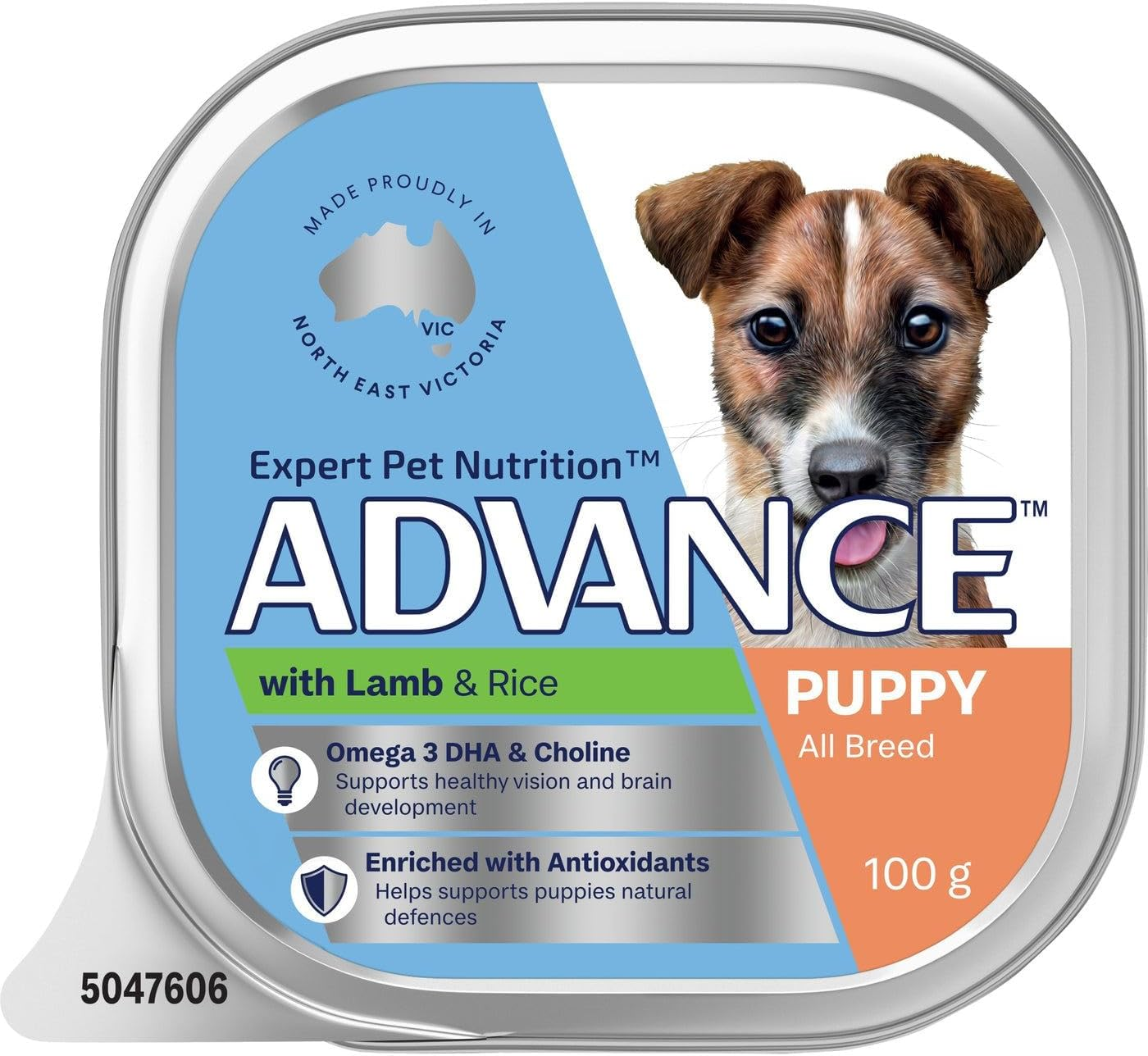 Advance Puppy All Breed Lamb and Rice Wet Dog Food 100 G (Pack of 12) image number 4