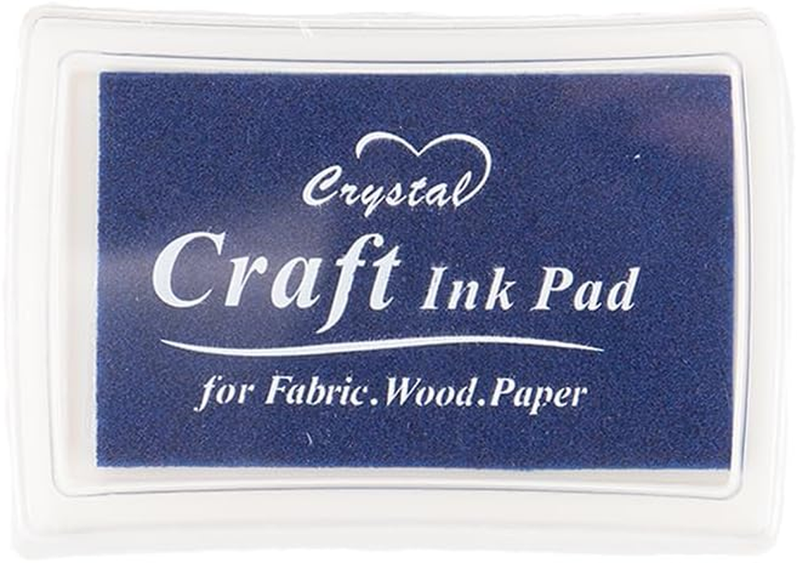 Craft County Pigment Ink Stamp Pad &ndash; Ideal for Stamping, Scrapbooking, and Craft Projects &ndash; Silver (Large) image number 2