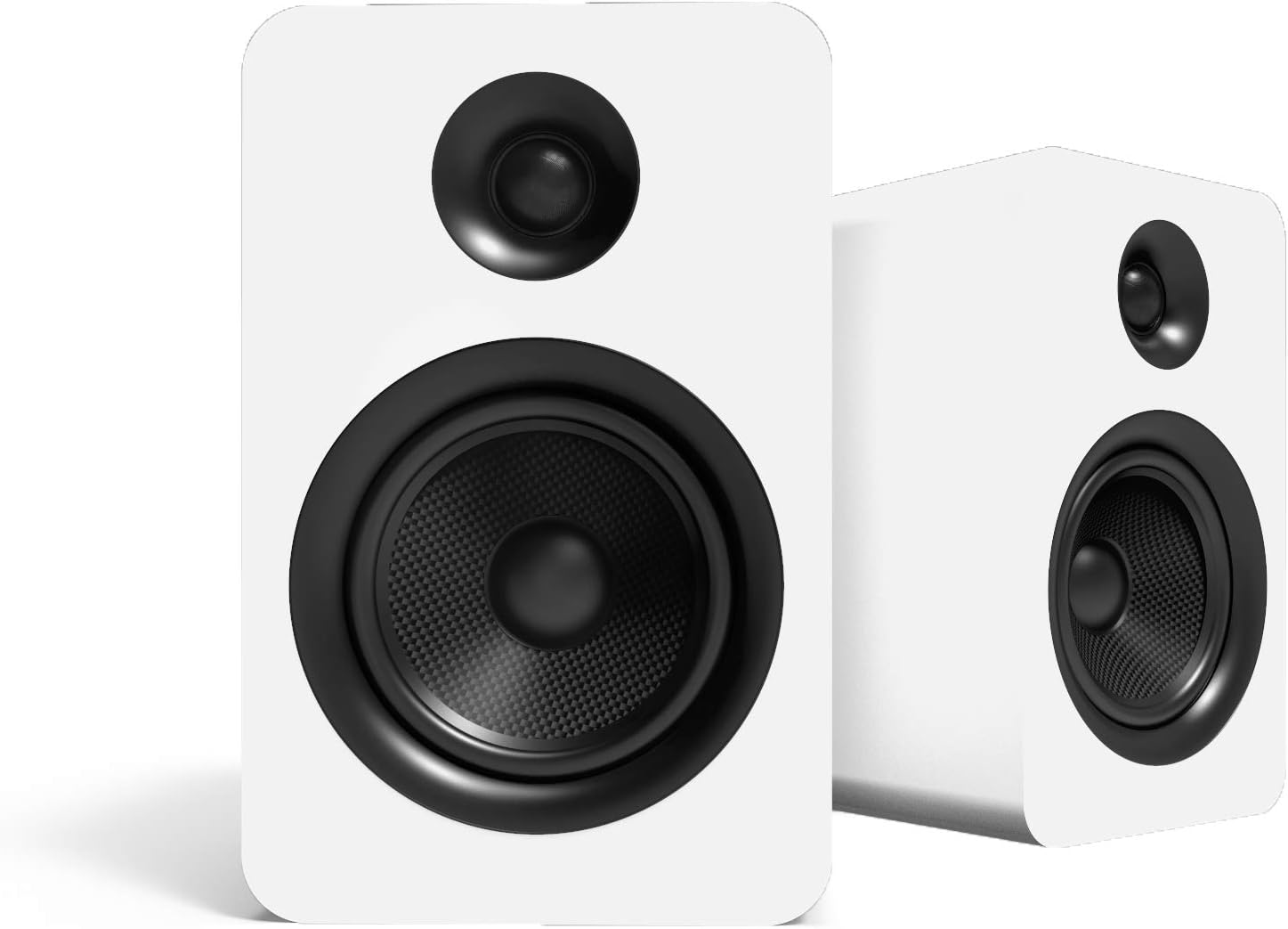 Kanto YU Passive 5.25" Speakers with 1" Silk Dome Tweeter and 5.25" Kevlar Woofer - White, Pair