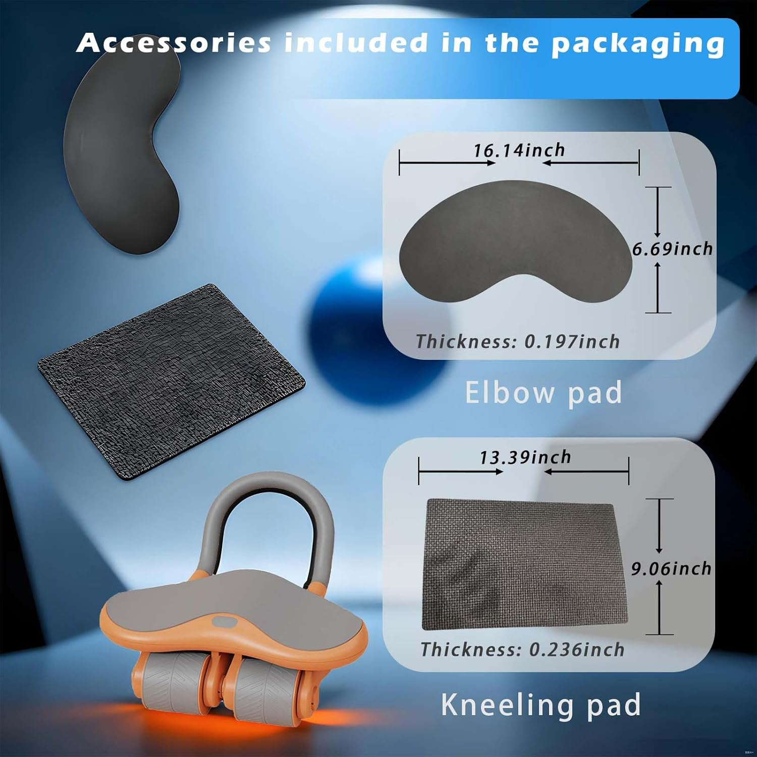 Ab Roller-Elbow Support Ab Wheel Roller| Automatic Rebound Ab Workout Equipment for | Core Strength Training Wheel | Home Gym Core Workout image number 6