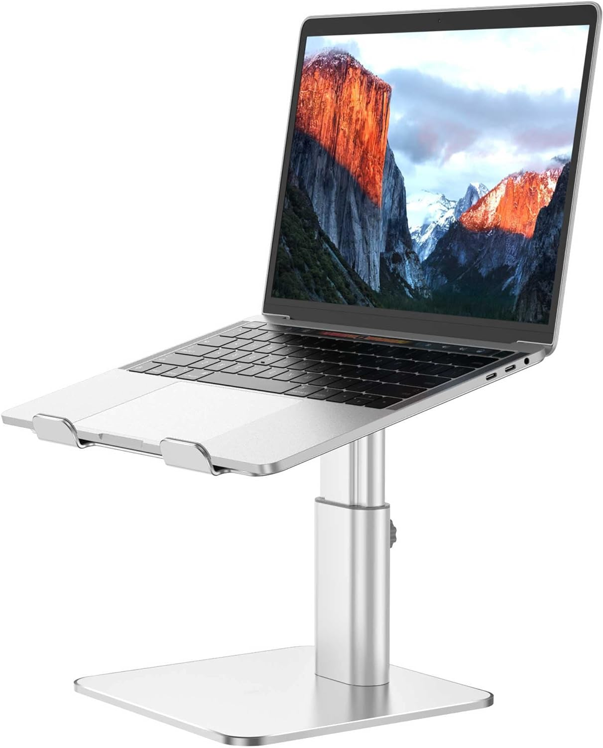 BESIGN LSX6N Laptop Stand, Ergonomic Adjustable Notebook Riser Holder, Computer Stand Compatible with Air, Pro, Dell, HP, Lenovo More 10-15.6" Laptops, Black