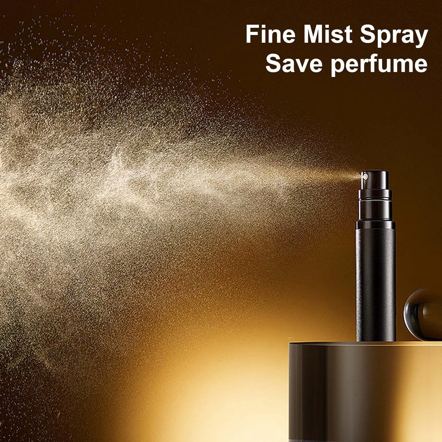 5ML Perfume Atomizer Refillable, Perfume Atomizer Empty, Empty Travel Perfume Atomizer Mini Portable Spray Bottle, Perfume Container, Pocket Atomizer Perfume Bottles (Black+Gray) image number 4