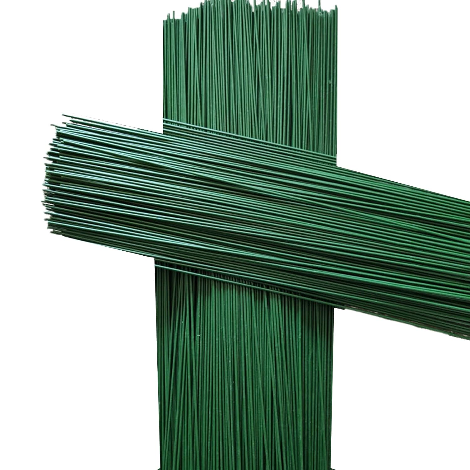 Wonderfulstore 50Pcs/Package 14 Gauge Green Floral Stem Wire for Artificial Flower Making 12 Inch,16 Inch (12 Long)