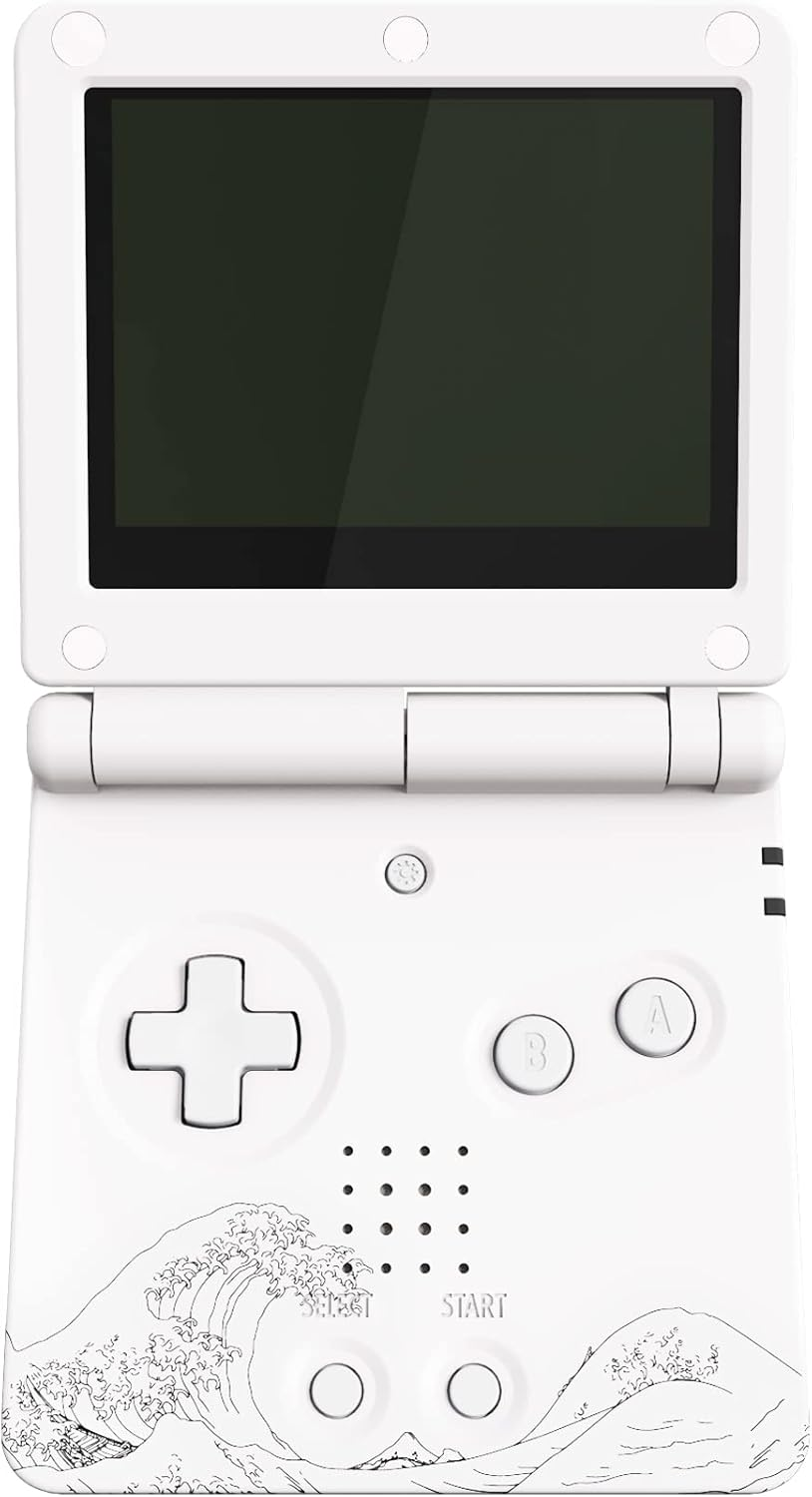 IPS Ready Upgraded Extremerate the Great Wave Custom Replacement Housing Shell for Gameboy Advance SP GBA SP &ndash; Compatible with Both IPS & Standard LCD &ndash; Console & Screen NOT Included image number 4